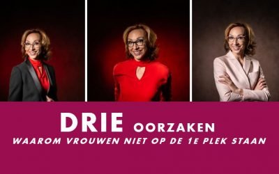 Drie oorzaken waarom vrouwen niet op de eerste plek staan