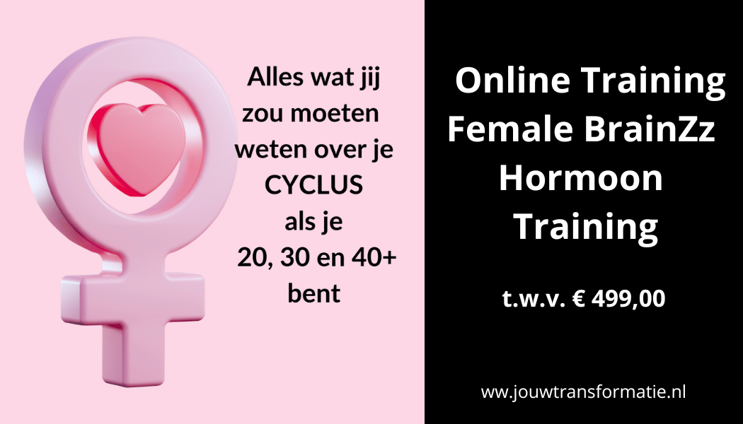 Win een online training Female BrainZz Hormoon Training van Claudia Koehoorn www.empowerwomen Win een online training Female BrainZz Hormoon Training van Claudia Koehoorn www.empowerwomen